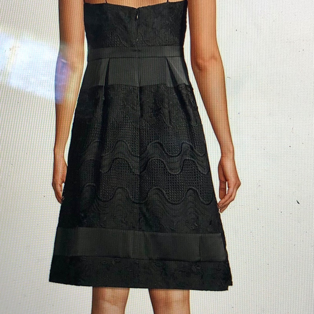 Aidan by Aidan Mattox Embroidered Lace A-Line Dres
